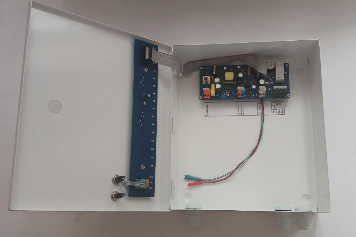 Щит сигналізації ЩСМ-2ДТН - вид з середини